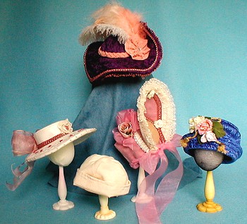 miniature doll hats