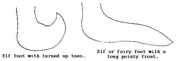 Elf or fairy foot.