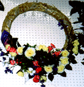 Straw & Florals Wreath
