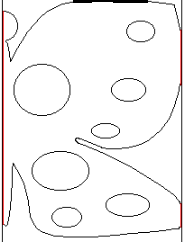 Pattern for a butterfly garland
