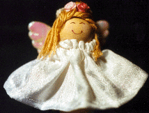 Roses and Ribbon Angel